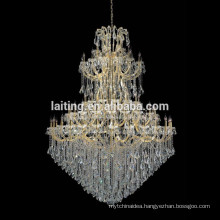 Modern home lighting control antique candle crystal chandelier LT-81155